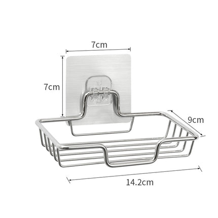Seifenhalter aus Edelstahl zum Kleben
