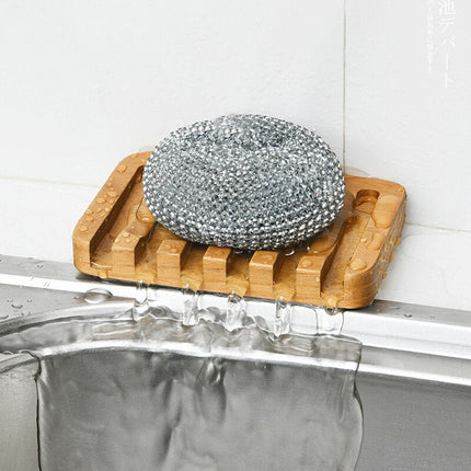 Seifenablage aus natürlichem Holz gefertigt