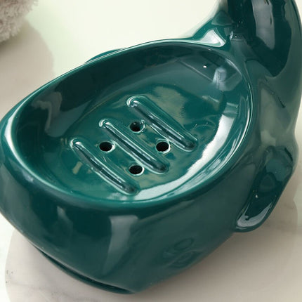 Keramik Seifenschale in Walfisch-Form