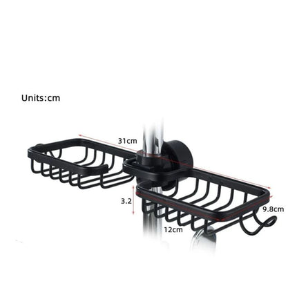 Doppelter Duschkorb für die Duscharmatur