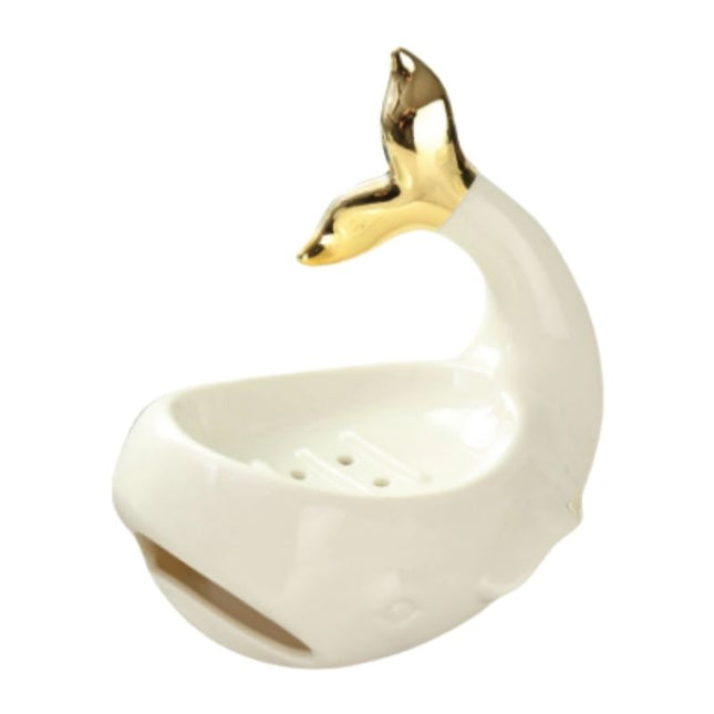 Keramik Seifenschale in Walfisch-Form
