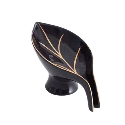 Keramik Seifenschale in Blattform