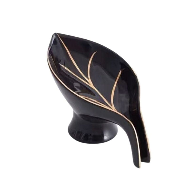 Keramik Seifenschale in Blattform