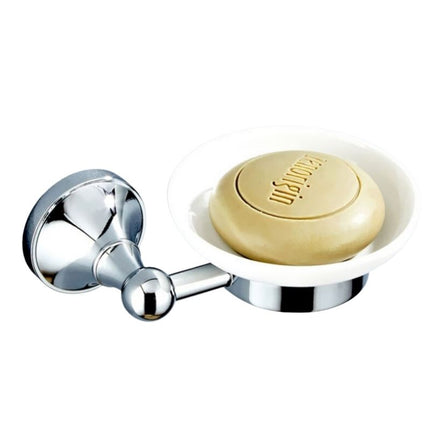 Seifenhalter aus Messing und Keramik