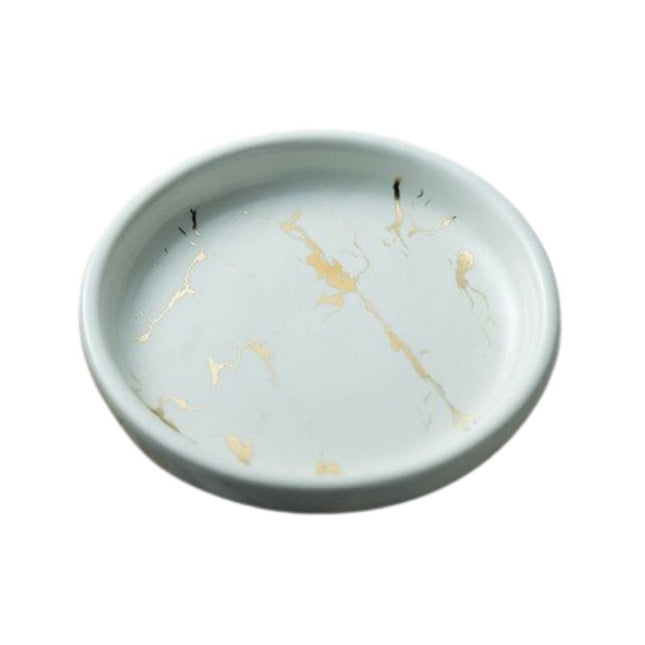 Runde Seifenablage in edler Marmoroptik