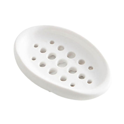Ovale Seifenablage aus Silikon rutschfest