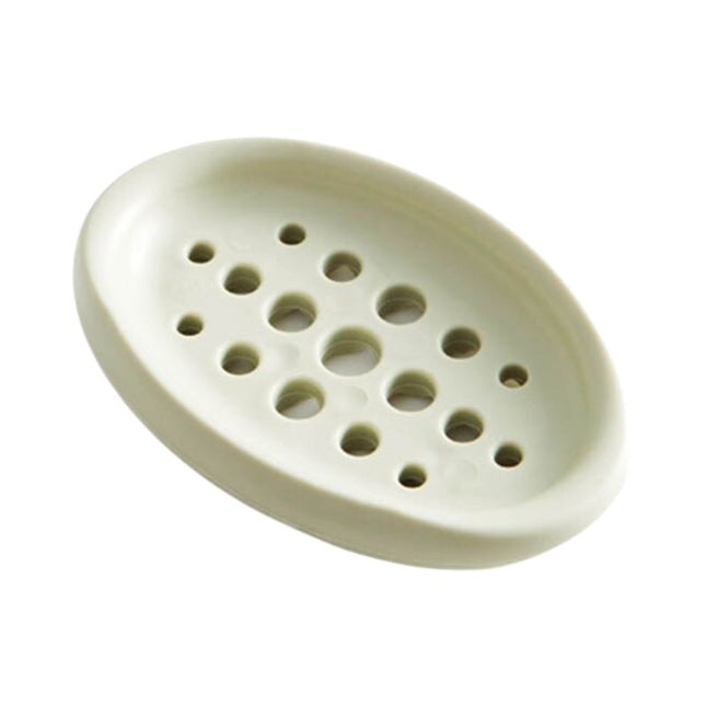 Ovale Seifenablage aus Silikon rutschfest