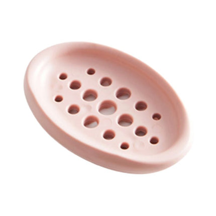 Ovale Seifenablage aus Silikon rutschfest