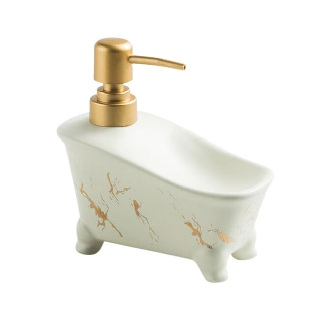 Origineller Seifenspender in Badewannenform