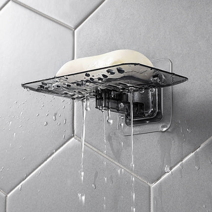 Transparente Seifenablage für die Dusche