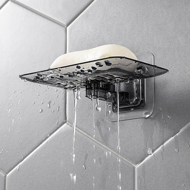 Transparente Seifenablage für die Dusche