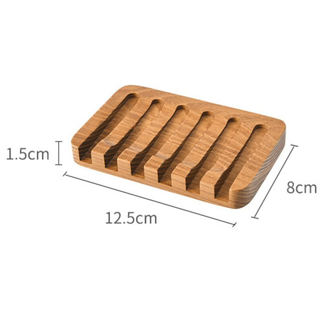 Seifenablage aus natürlichem Holz gefertigt