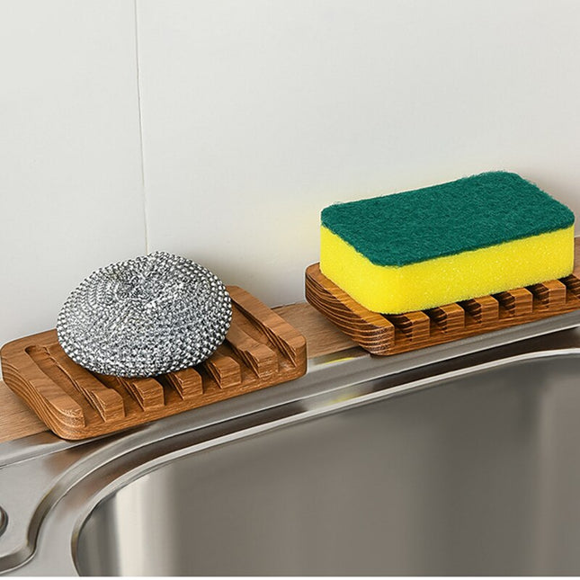 Seifenablage aus natürlichem Holz gefertigt