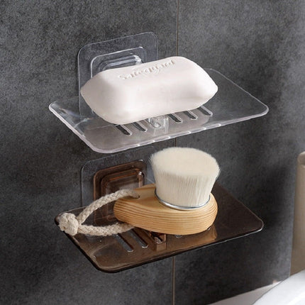 Transparente Seifenablage für die Dusche