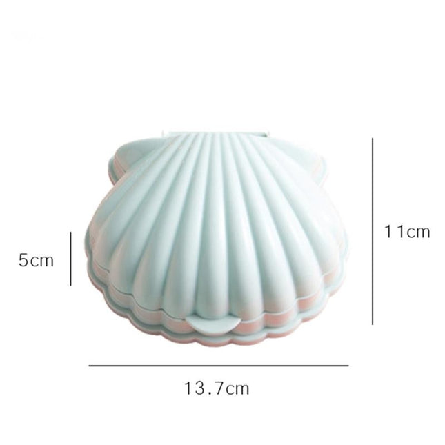 Seifendose für Reisen in Muschelform
