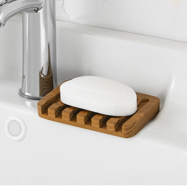 Seifenablage aus natürlichem Holz gefertigt