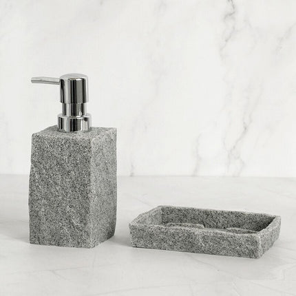 Seifenschale in grauer Granit-Optik