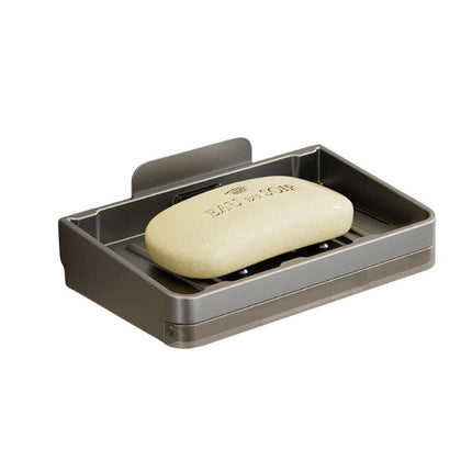 Seifenhalter zur Wandmontage mit Abtropfschale