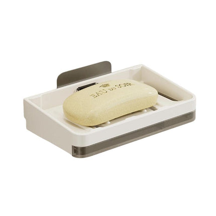 Seifenhalter zur Wandmontage mit Abtropfschale