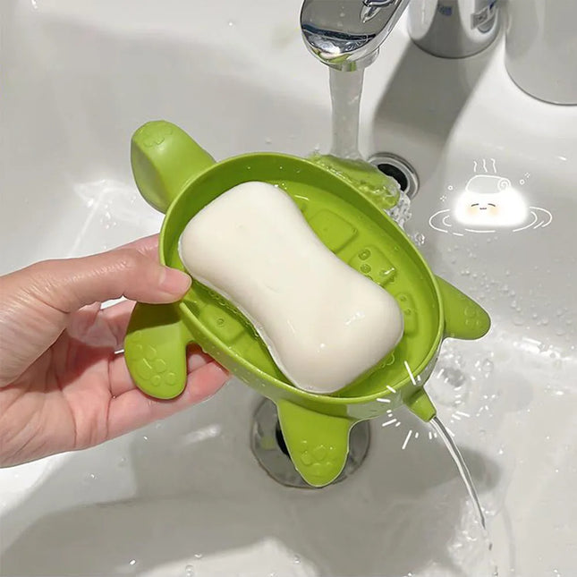 Lustige Seifenschale als Schildkröte Design
