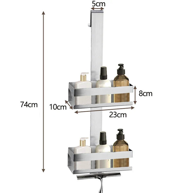 Duschregal aus Edelstahl zum Aufhängen