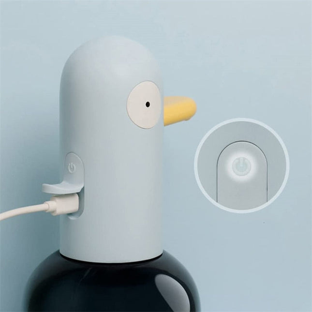 Lustiger Schaumseifenspender Ente für Kinder