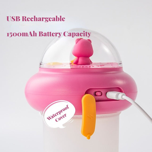 Lila automatischer Seifenspender für Kinder