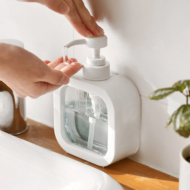 Weißer Seifenspender nachfüllbar 300ml