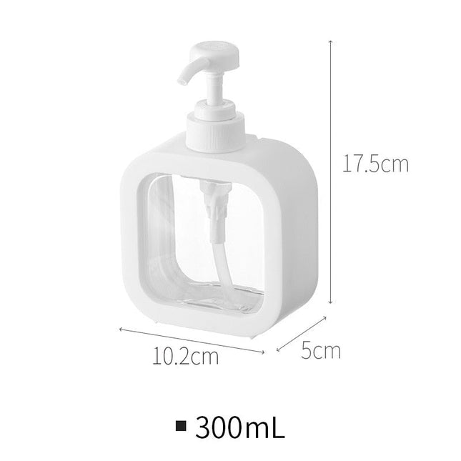 Weißer Seifenspender nachfüllbar 300ml