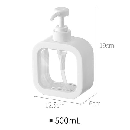 Weißer Seifenspender nachfüllbar 300ml