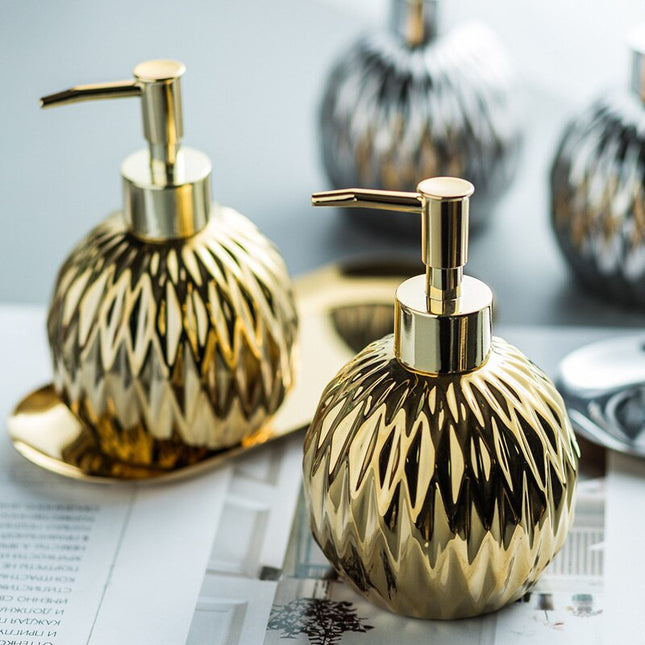 Goldener Design Seifenspender für Badezimmer