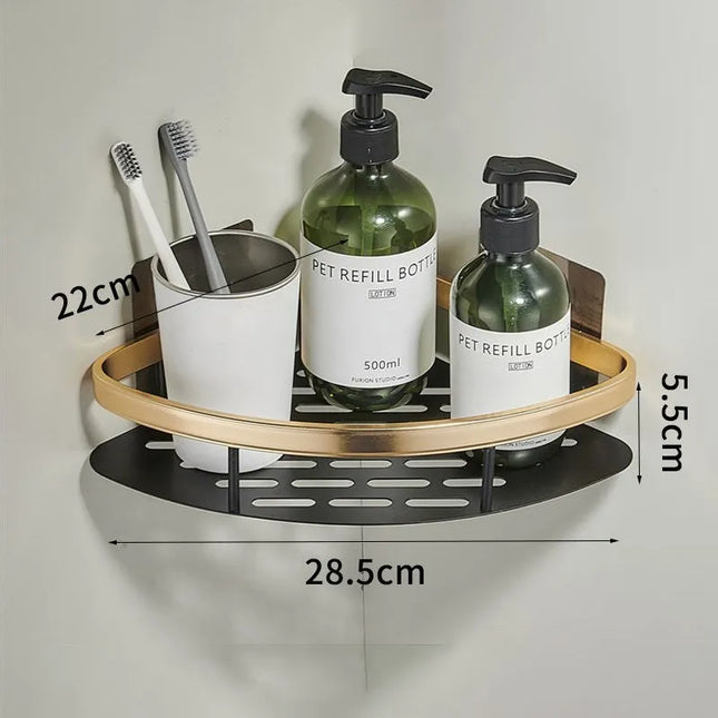Eckduschregal 2er Set ohne Bohren
