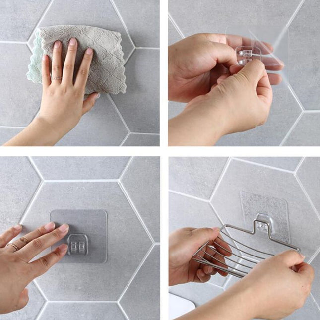 Edelstahl Seifenablage selbstklebend für Dusche