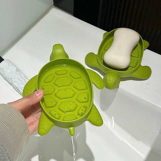 Lustige Seifenschale als Schildkröte Design