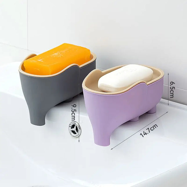 Elefanten Seifenschale mit Abtropffunktion