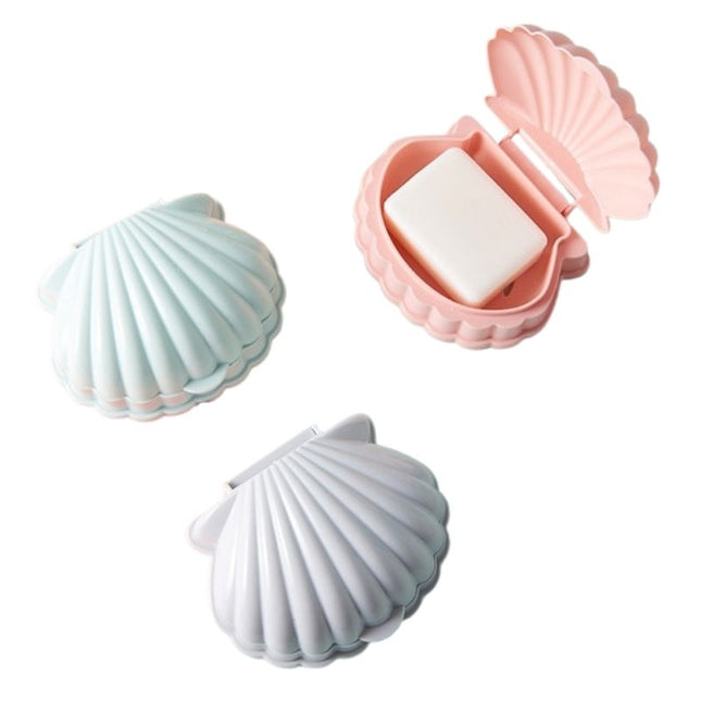 Seifendose für Reisen in Muschelform