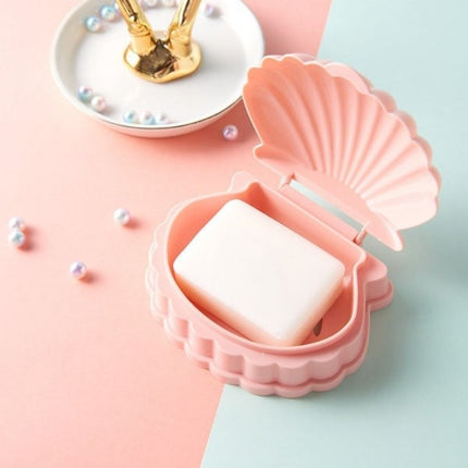 Seifendose für Reisen in Muschelform