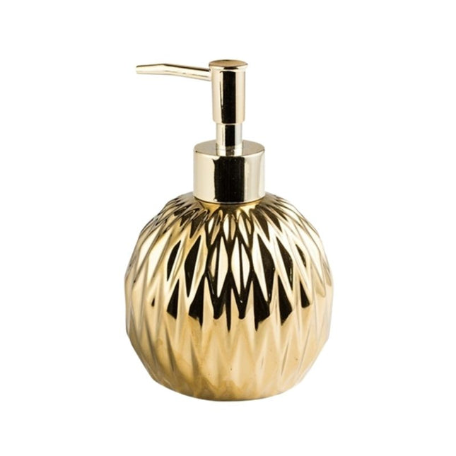 Luxuriöser Seifenspender in Gold-Optik