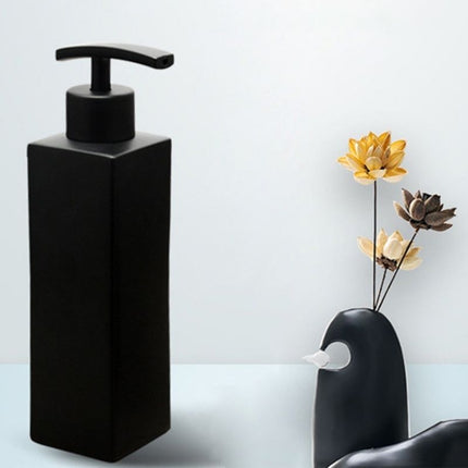 Seifenspender aus Edelstahl in Mattschwarz