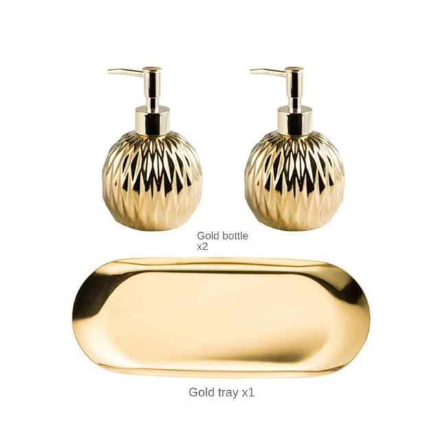 Goldener Design Seifenspender für Badezimmer