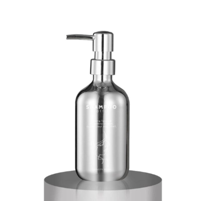 Eleganter Seifenspender in Chrom-Optik