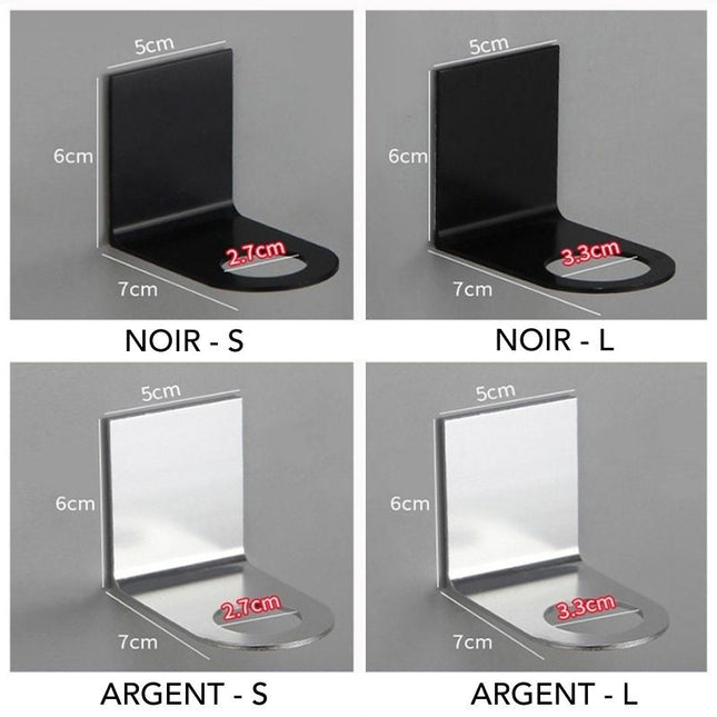Wandhalterung für Seifenspender aus Metall