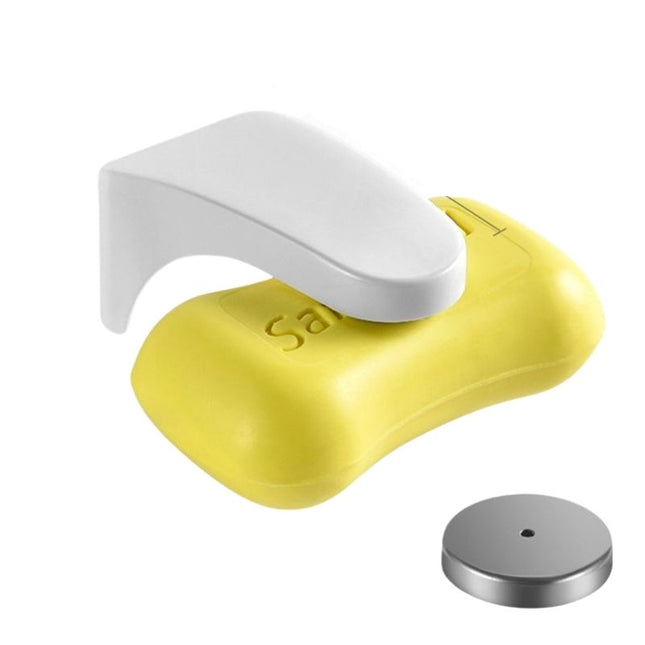 Weißer magnetischer Seifenhalter für Wand