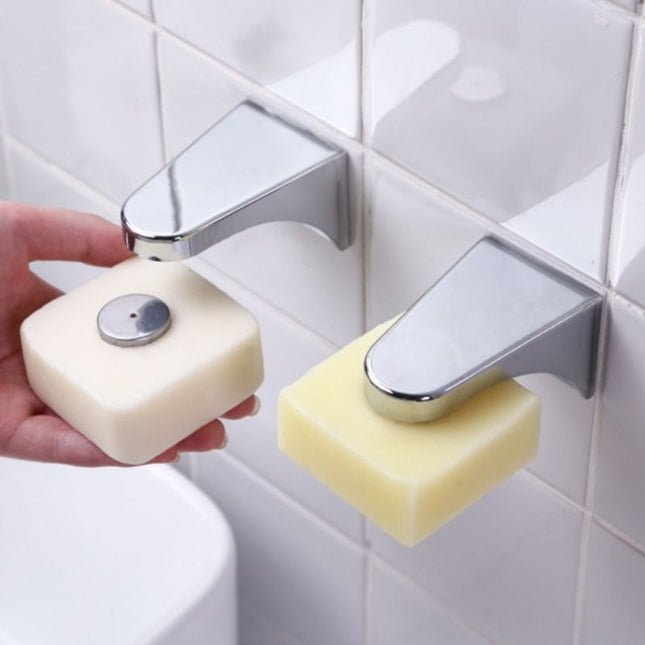 Magnetischer Seifenhalter verchromt für Waschbecken