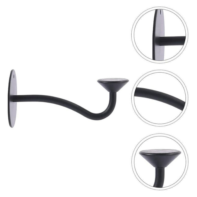 Schwarzer magnetischer Seifenhalter zur Wandmontage