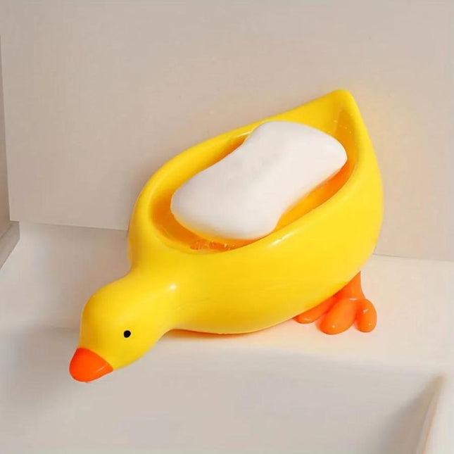 Niedliche Seifenschale in Enten-Form
