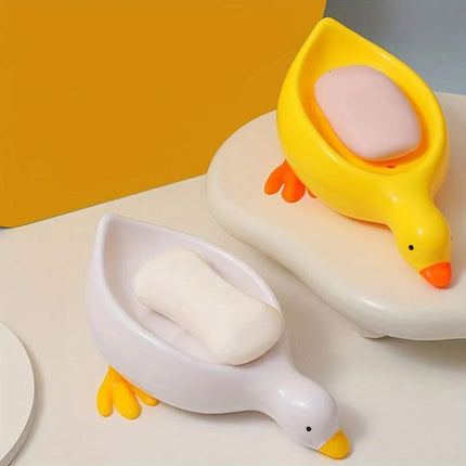 Niedliche Seifenschale in Enten-Form