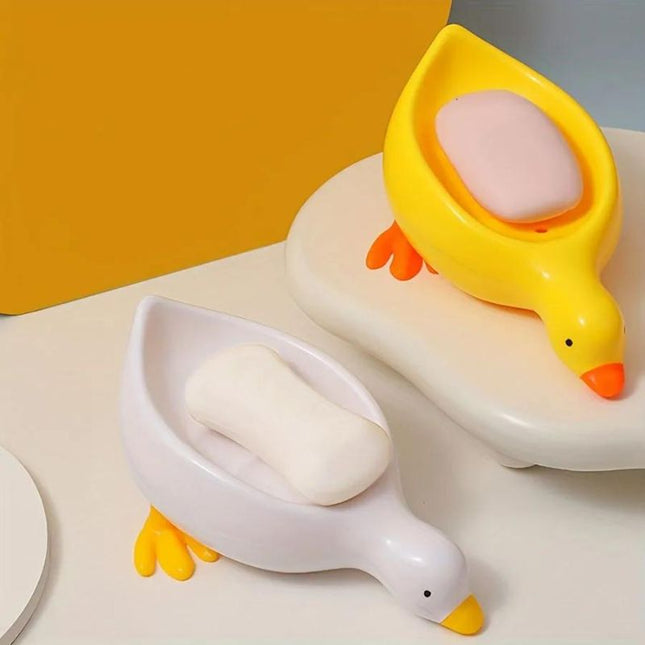Niedliche Seifenschale in Enten-Form