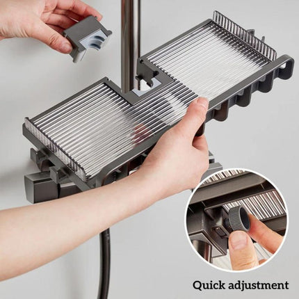 Seifenhalter für Duschstange verstellbar