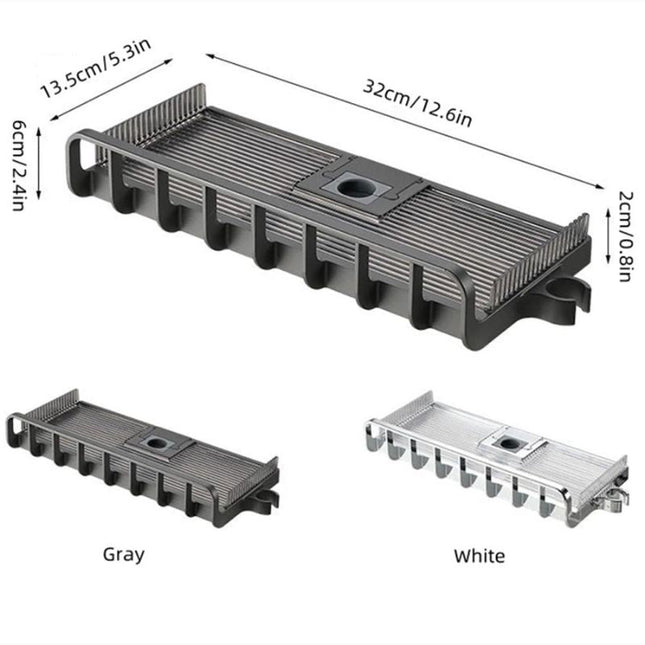 Seifenhalter für Duschstange verstellbar